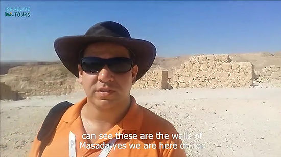 Masada - one of Israel's top attractions for tourists